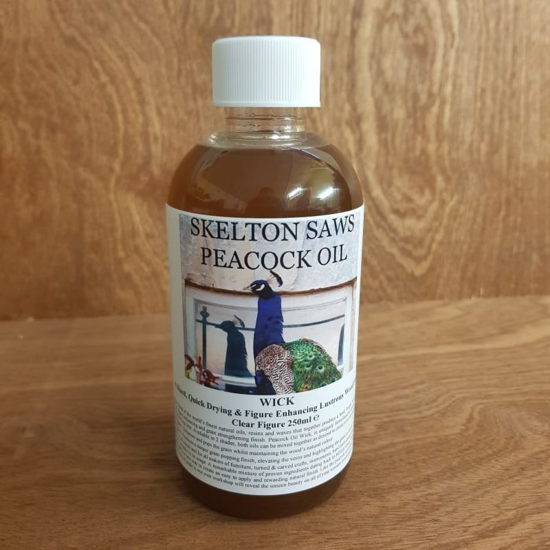 Peacock Oil Peacock Oil - Wick - Clear Figure - 250ml