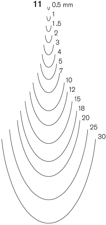 Pfeil Pfeil Straight Gouge - Series 11