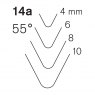 Pfeil Pfeil Series 14a - Spoon Bent Soft V-tool (55°)