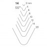 Pfeil Pfeil Series 14 - 55° Soft V Parting Tools