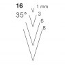 Pfeil Pfeil Series 16 - 35° V Parting Tools