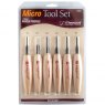 Flexcut Flexcut 1.5mm Mixed Profile Micro Tool Set MT910