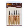 Flexcut Flexcut 3mm Mixed Profile Micro Tool Set MT930