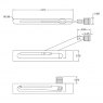 Brusso Brusso Brass Box Lid Stay JB-280