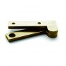 Brusso Brusso Brass Offset Pivot Hinge L-37