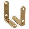 Brusso Brusso Brass Side Rail Hinge SR-680