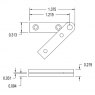 Brusso Brusso Brass Centre Pivot Hinge ST-12