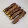 Friday Finds 5 French Walnut Handles (with Tapered Brass Ferrules) [Clearance, SOLD]