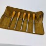 Friday Finds Lie-Nielsen - Bevel Edged Chisels (O1 Steel) - Set of 5 in Tool Roll [Preowned, As New, SOLD]