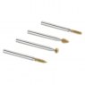 Kutzall Kutzall 4 Piece Fine Detail 1/8'' Burr Kit