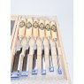Boxed set of 6 bevel edge bench chisels - Two Cherries [Pre-owned]
